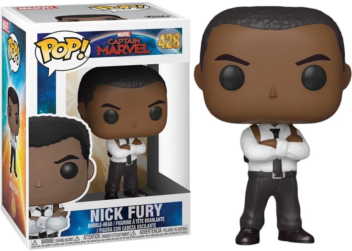 Funko Pop! Captain Marvel Nick Fury Suit FUN36351