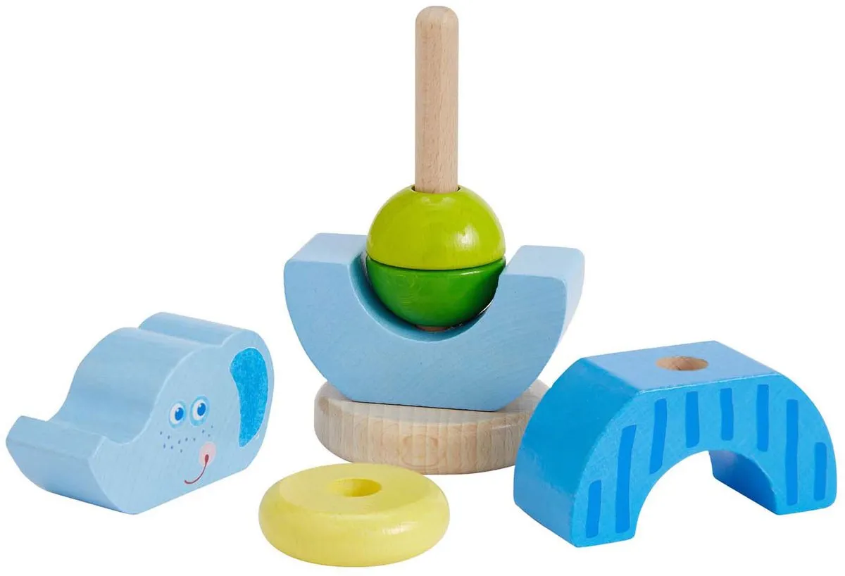 Haba Opsteekspel Olifant - 6 Stuks - Multicolor