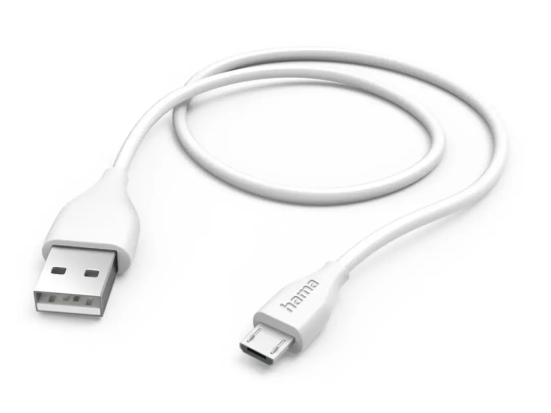 Hama USB naar Micro-USB Kabel 150cm - Wit