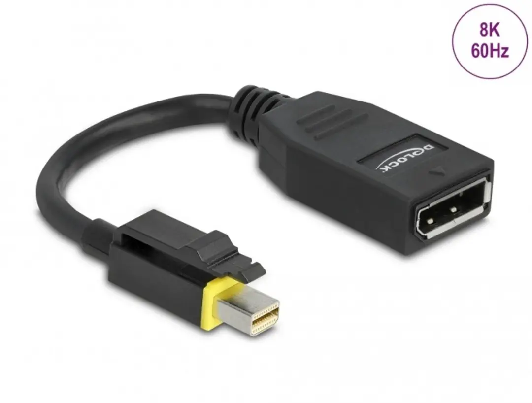 Delock Mini DisplayPort 1.4 naar DisplayPort Adapter 8K60Hz