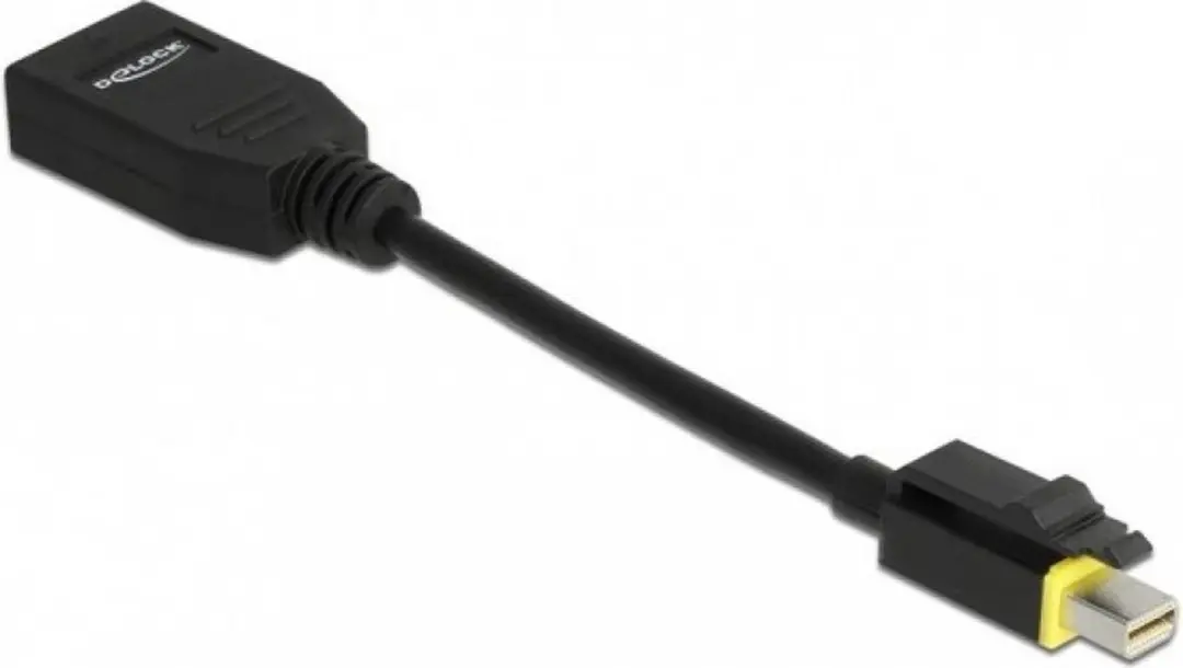 Delock Mini DisplayPort 1.4 naar DisplayPort Adapter 8K60Hz - Zwart