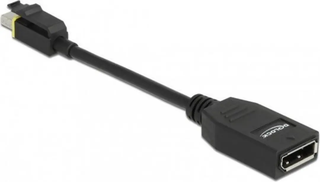 Delock Mini DisplayPort 1.4 naar DisplayPort Adapter 8K60Hz - Zwart