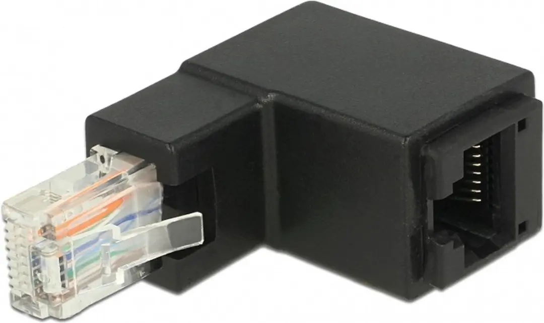 Delock UTP CAT6 RJ45 Haakse Adapter