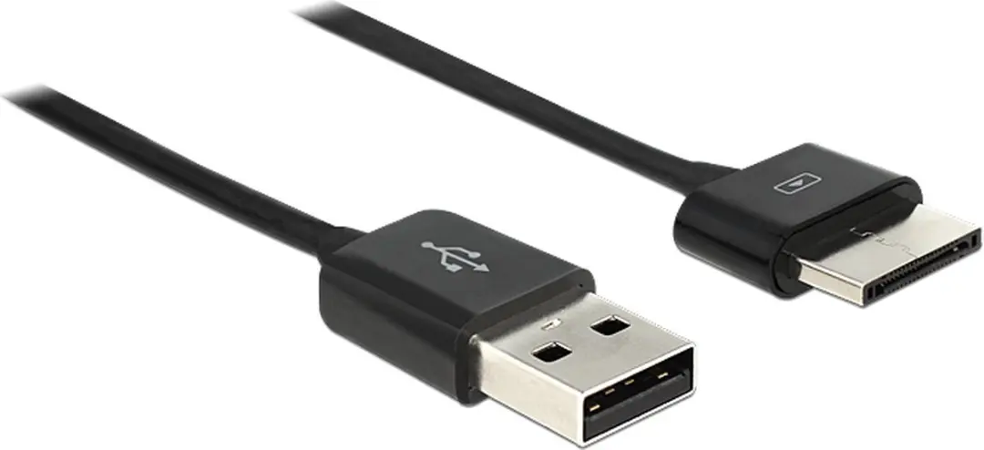 Delock USB-naar-ASUS Eee Pad Sync & Oplader 36-pins - 1m - Zwart