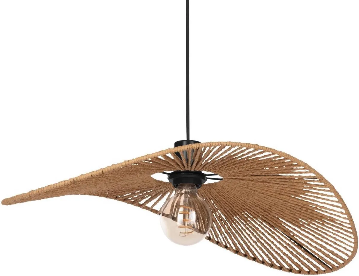 Eglo Siruela Hanglamp E27 - 56cm - Bruin/Zwart