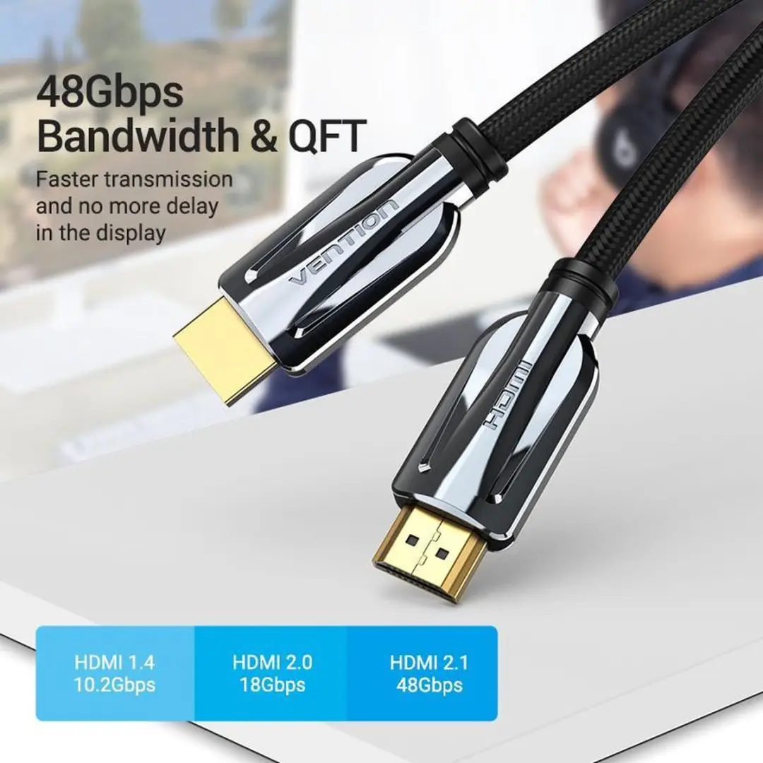 Vention AALBG HDMI Kabel 1,5m - Type A Zwart