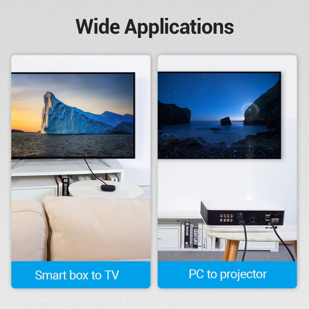 Vention AALBG HDMI Kabel 1,5m - Type A Zwart - afbeelding 6 van 6