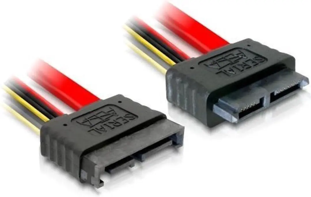 Delock SATA Slimline Kabel - 84374 - Rood