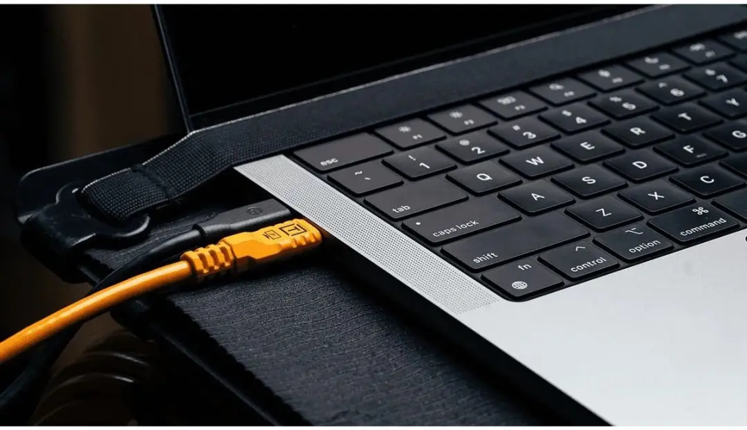 Tether Tools TetherPro Optima 10G USB-C Kabel 4.6m - Oranje