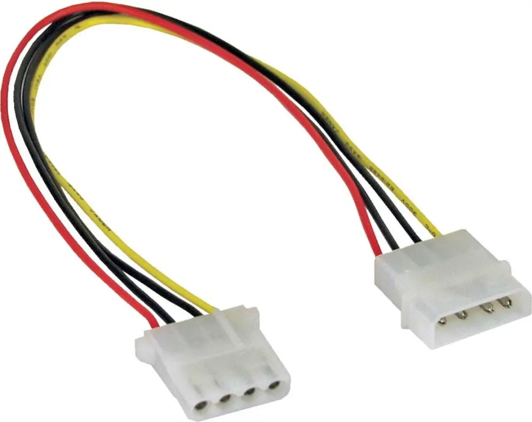 InLine Molex Verlengkabel 0,30m