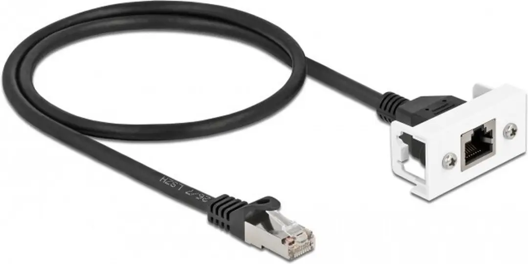 Delock Netwerkverlengkabel Cat.6A 50cm - RJ45 S/FTP - Zwart