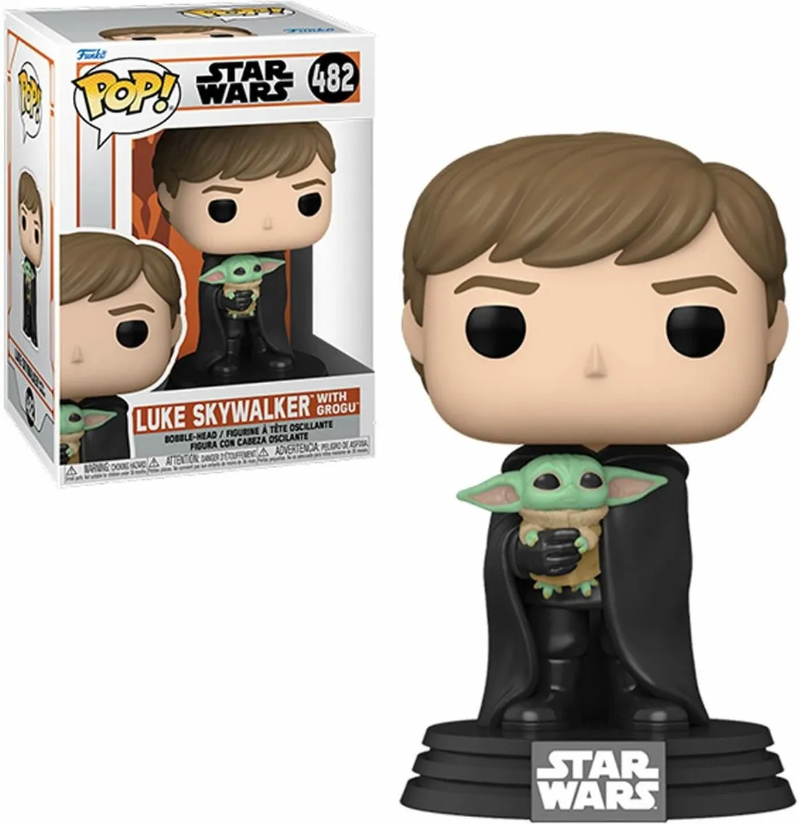 Funko Star Wars POP! The Mandalorian Luke met kind - 9 cm - Multicolor