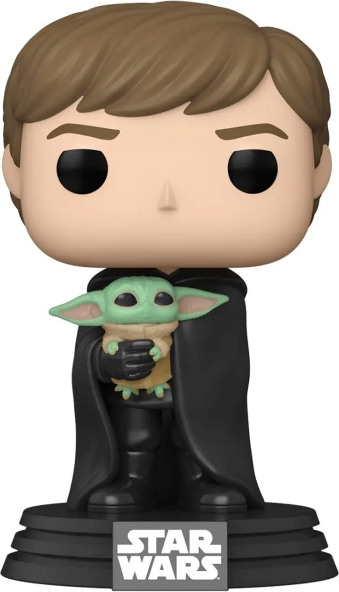 Funko Star Wars POP! The Mandalorian Luke met kind - 9 cm - Multicolor