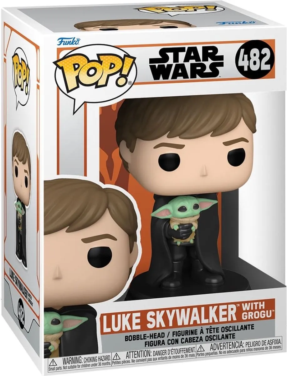 Funko Star Wars POP! The Mandalorian Luke met kind - 9 cm - Multicolor