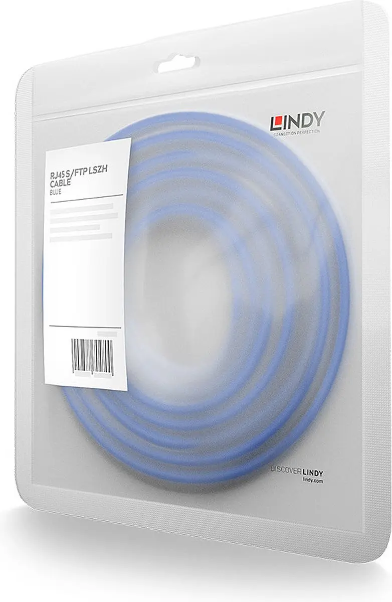 Lindy 47284 CAT 6a Patchkabel 15m - Blauw