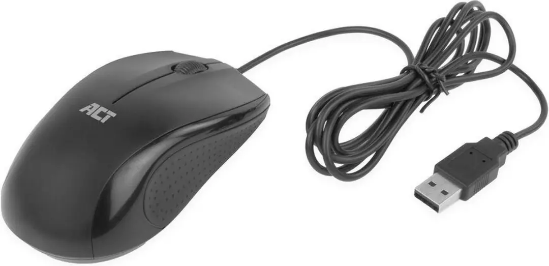 ACT AC5006 Bedrade Optische Muis 1000 DPI - Zwart