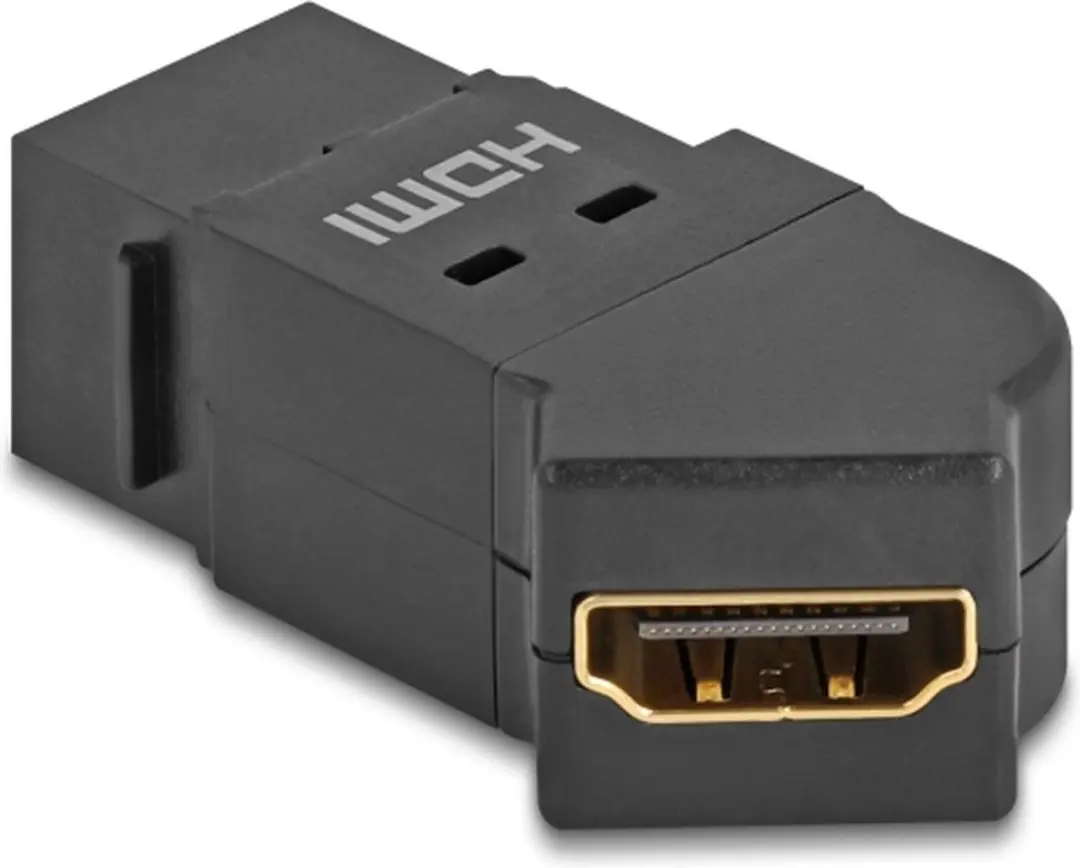Delock HDMI 2.1 Haaks Keystone Module 8K 60Hz - Zwart
