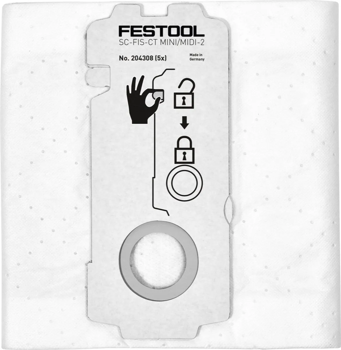Festool SELFCLEAN Filterzak SC-FIS-CT 204308 - 10 Stuks
