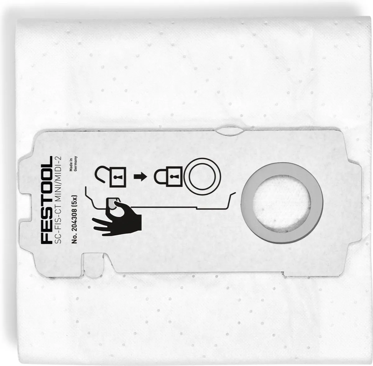 Festool SELFCLEAN Filterzak SC-FIS-CT 204308 - 10 Stuks