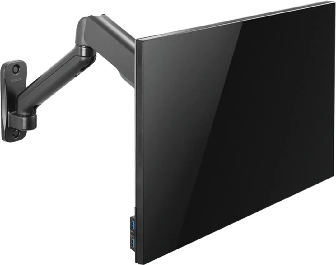 LogiLink BP0145 Monitorwandbeugel 17-32" - Gasveer - Zwart