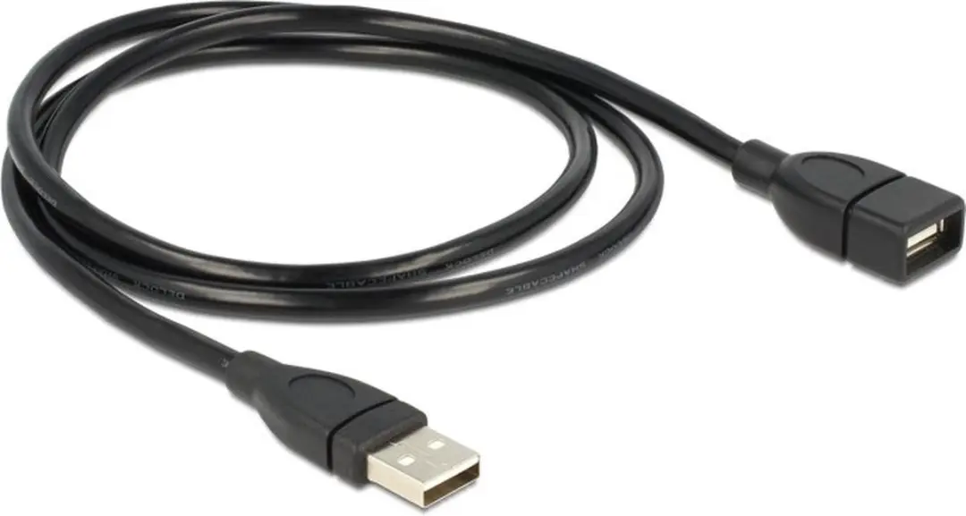 Delock USB Verlengkabel A - A Standaard 1.00m - Zwart - afbeelding 6 van 6