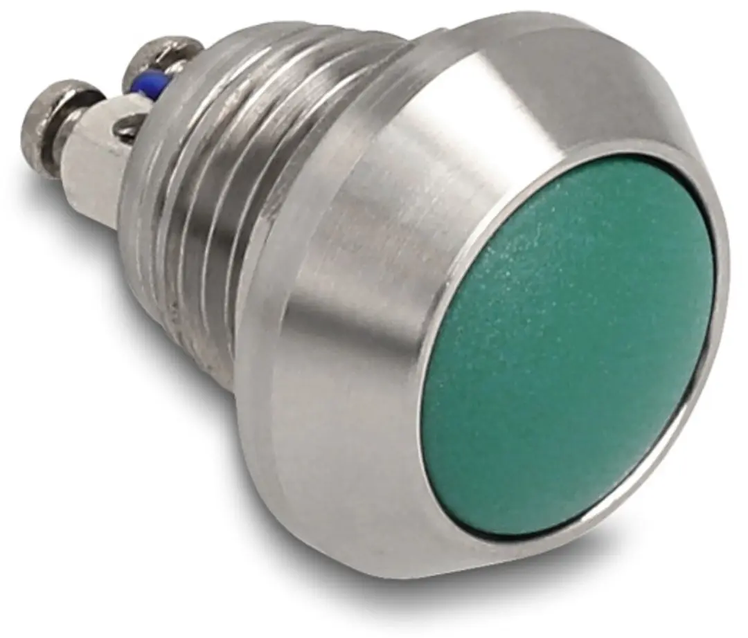Delock Push Button 12mm Groen