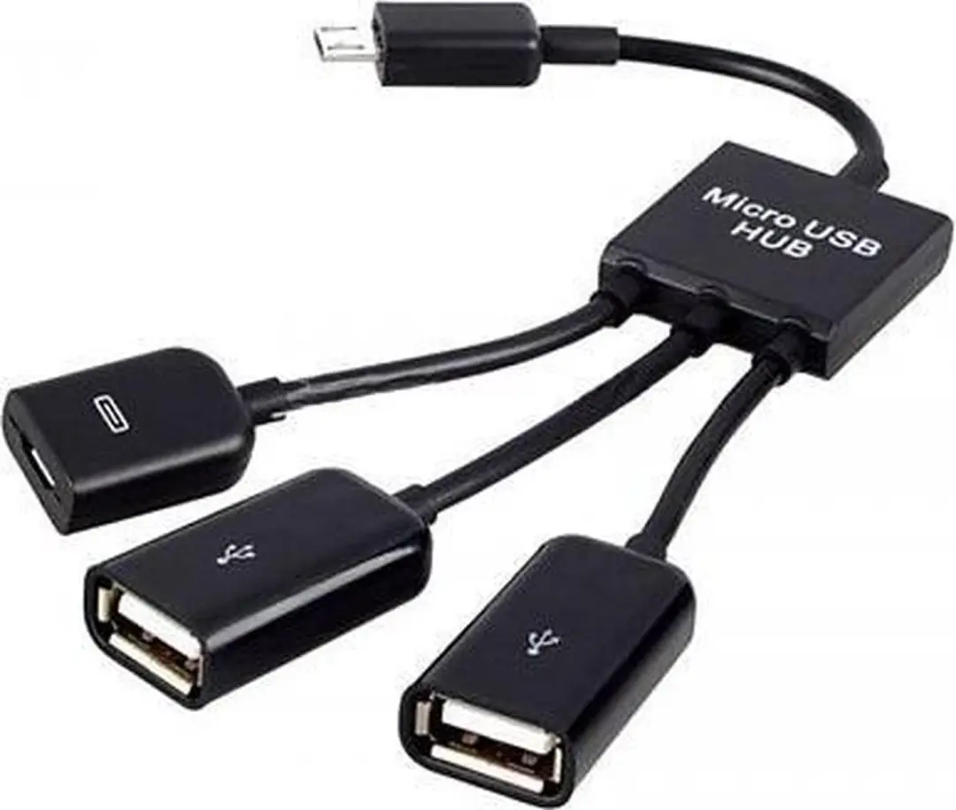 Gembird UHB-OTG-02 USB Hub - Zwart
