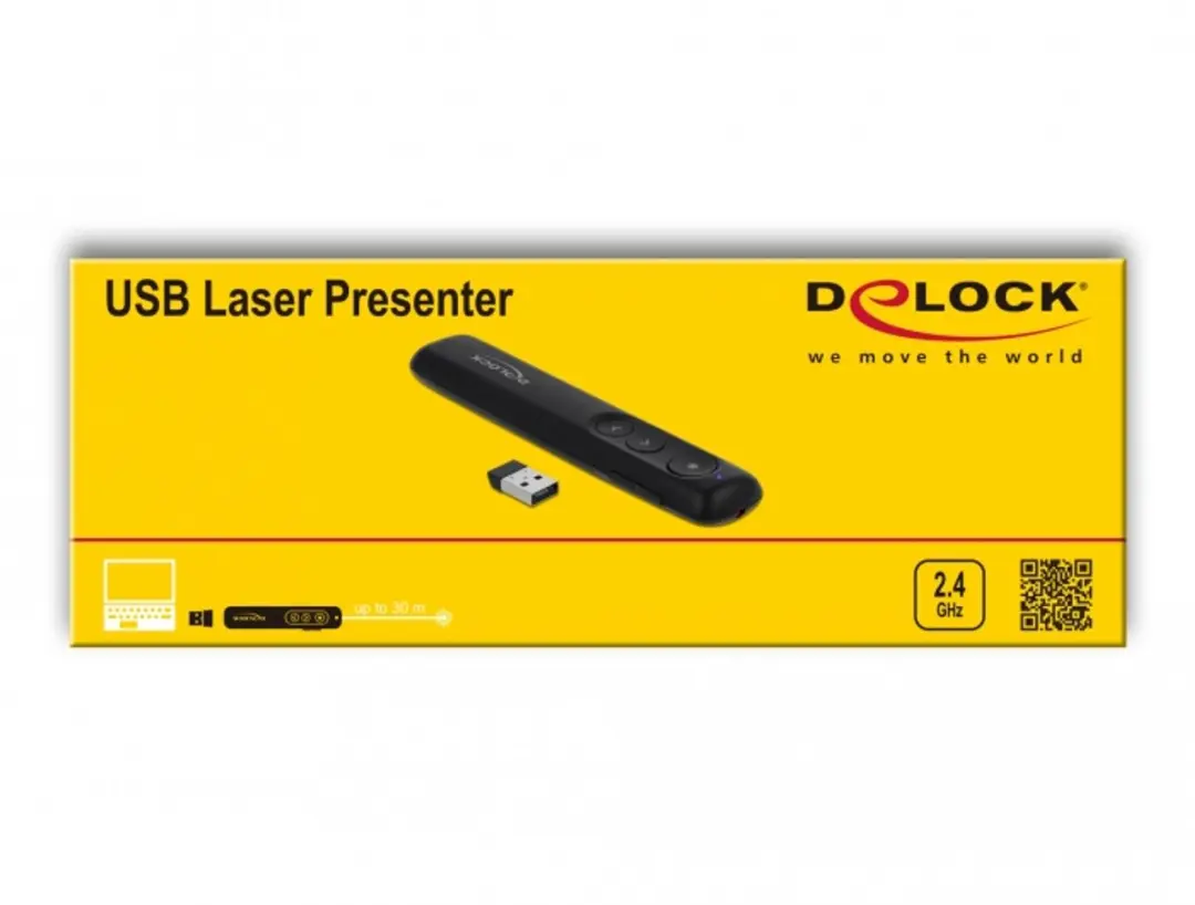 Delock USB Laser Presenter - Zwart