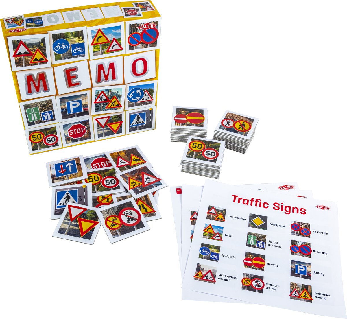 Tactic Memory - Kaartspel - Memo - Verkeersborden