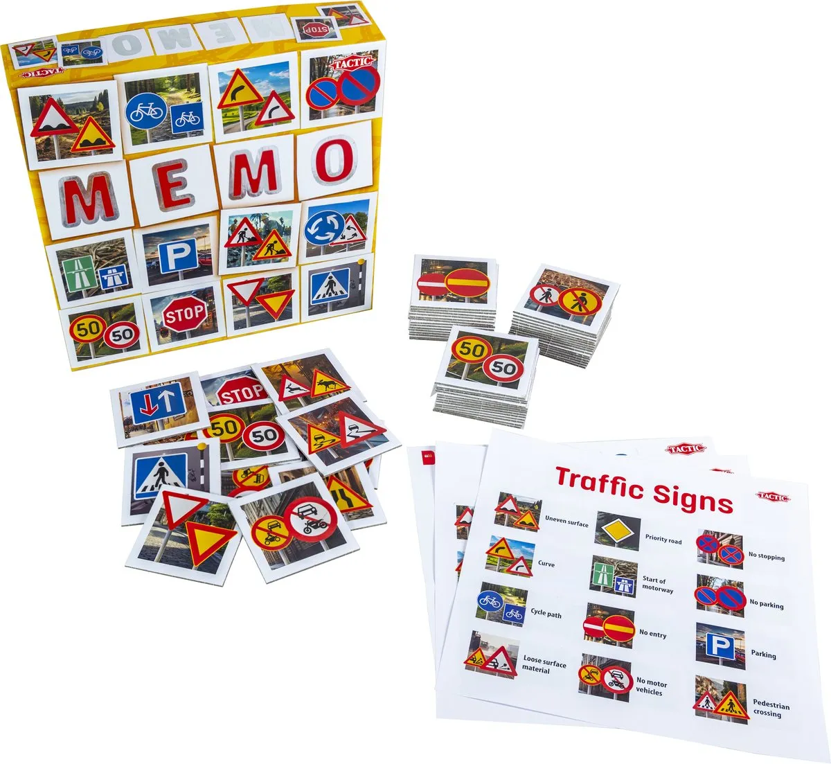 Tactic Memory Verkeersborden Kaartspel 60555