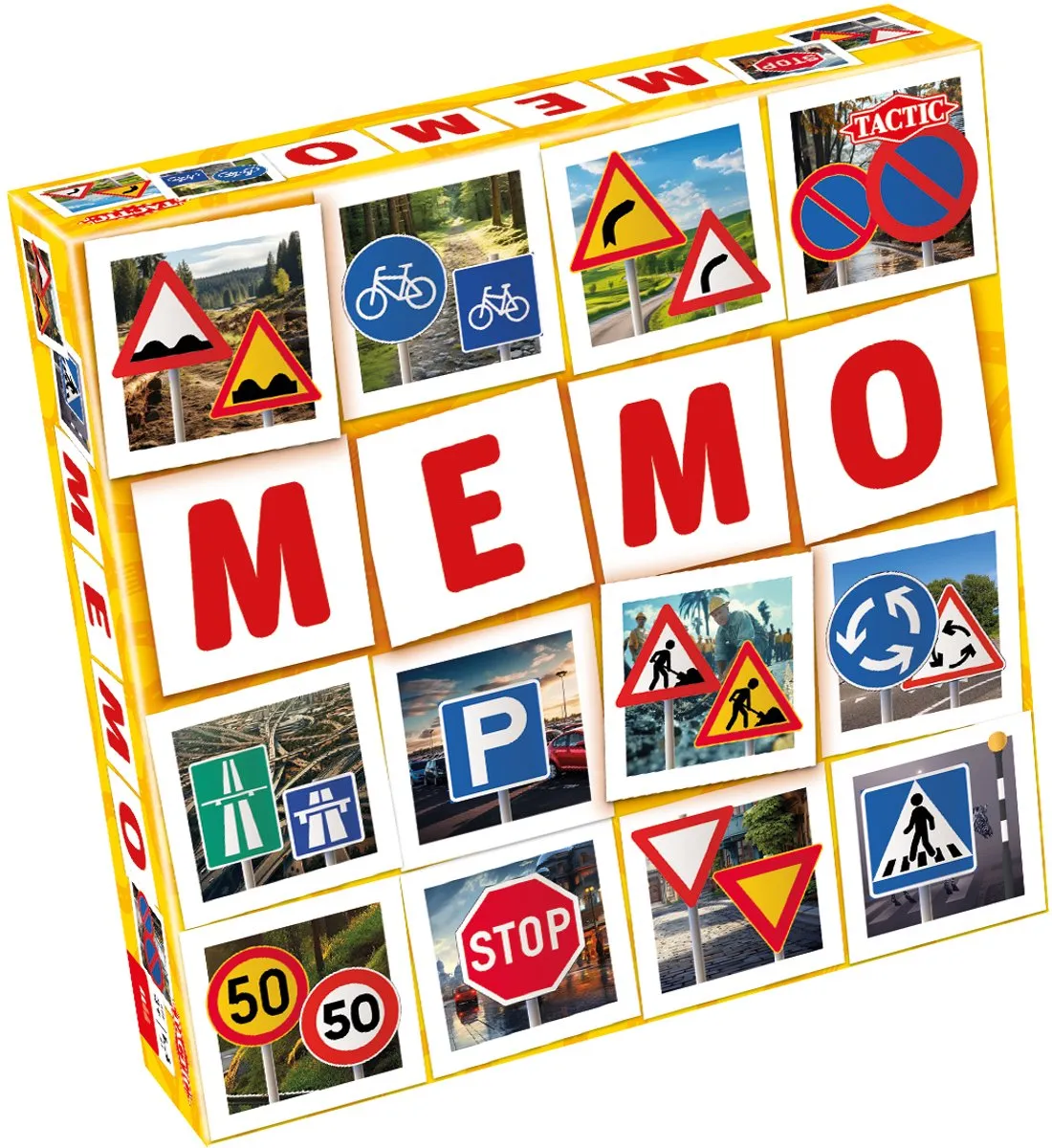 Tactic Memory Verkeersborden Kaartspel 60555