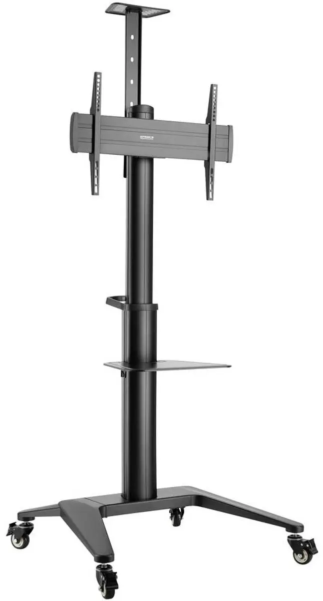 SpeaKa Professional SP-TVC-1400 TV-wagen 75 Inch - Mat zwart
