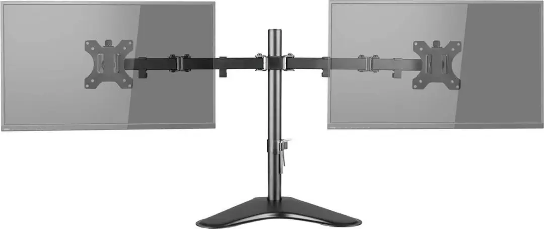 SpeaKa Professional SP-6644612 Secundus Monitorvoet - 2x 33cm (13") - Zwart