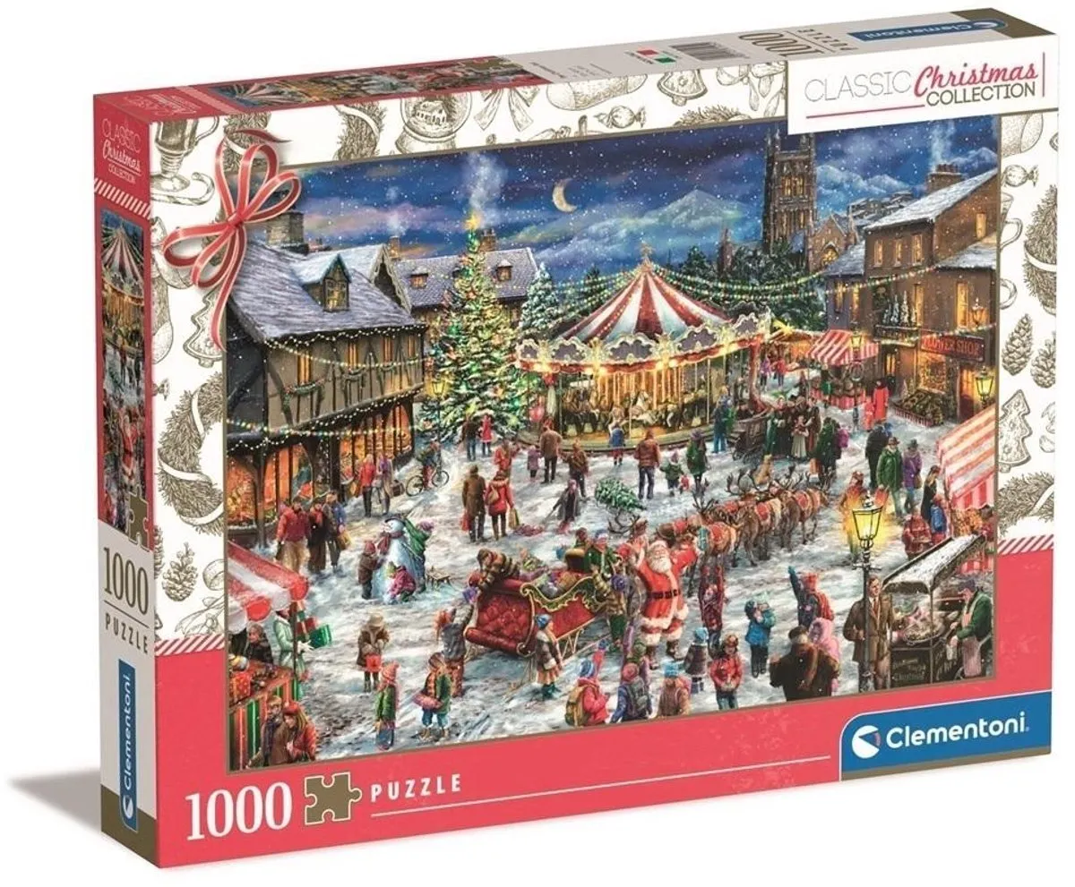 Clementoni Puzzle 1000 Classic Christmas Collection 81505