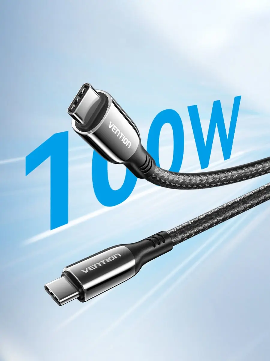 Vention CTKBH USB 2.0 Kabel USB-C 2m - Zwart