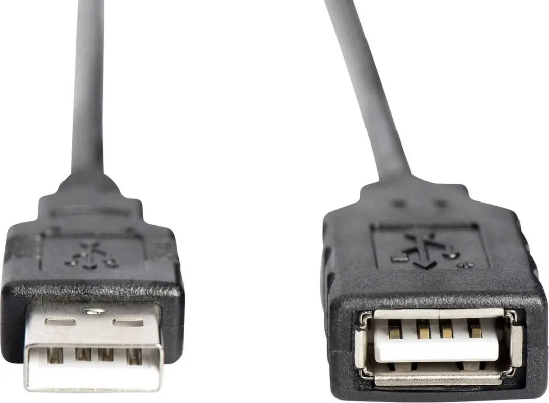 Digitus USB 2.0 A-A Kabel DA-73101 - 15m - Zwart