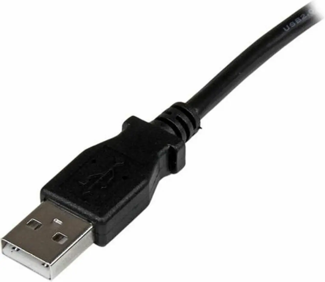 Startech USB 2.0 A naar Rechthoekige B-kabel 3m - Zwart