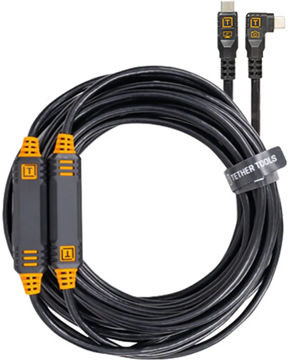 Tether Tools TetherPro USB-C 9.4m Kabel - Zwart