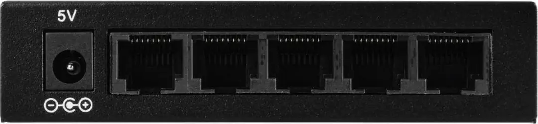 Renkforce RF-6385004 Netwerk Switch 5 Poorten 1 Gbit/s - Zwart