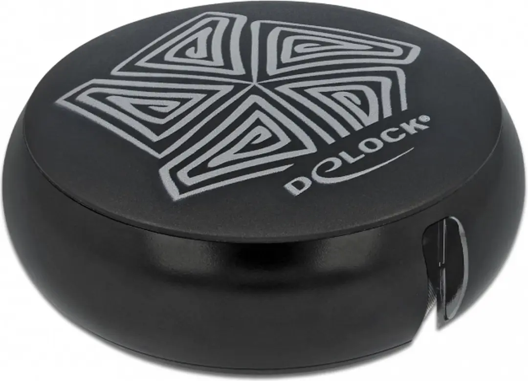 Delock USB Retractable Kabel Type-A naar Micro-B - Zwart