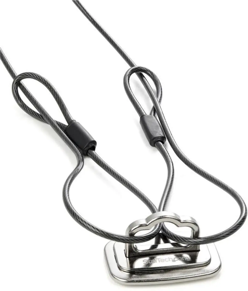 Startech LTANCHORL Laptopkabelbeveiliging - Zilver