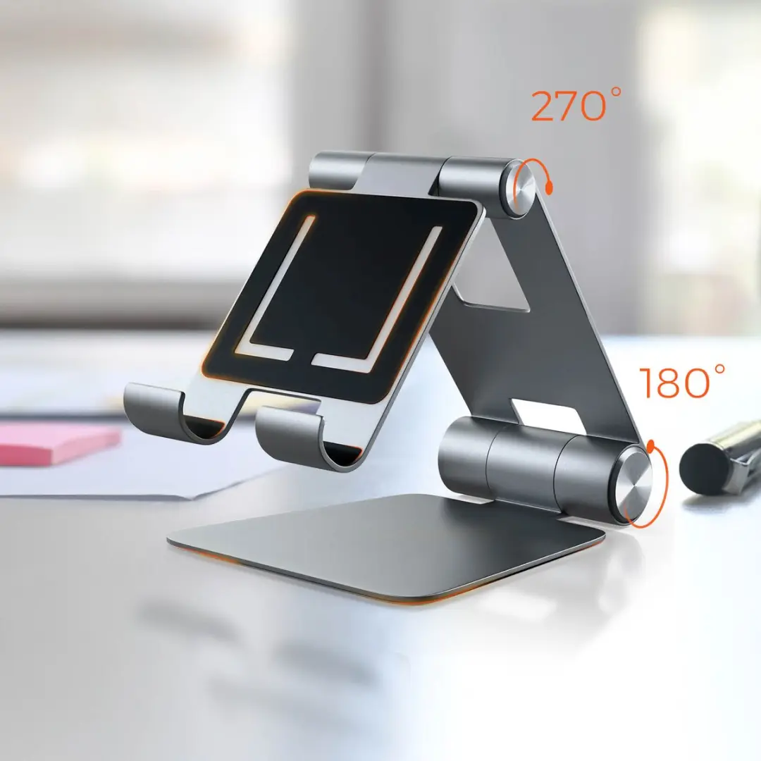 Satechi R1 ST-R1M Verstelbare Mobiele Stand - Tablet/Notebook - Grijs