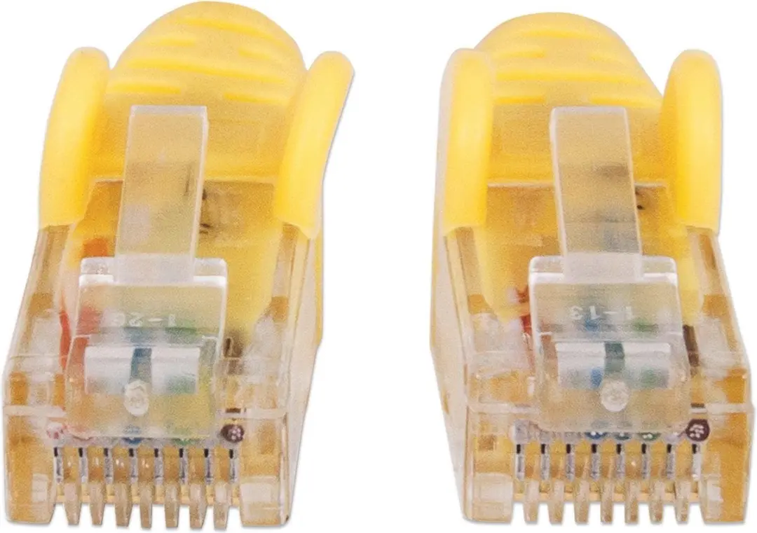 Intellinet 350525 Netwerkkabel Cat6a 7,5m - Geel