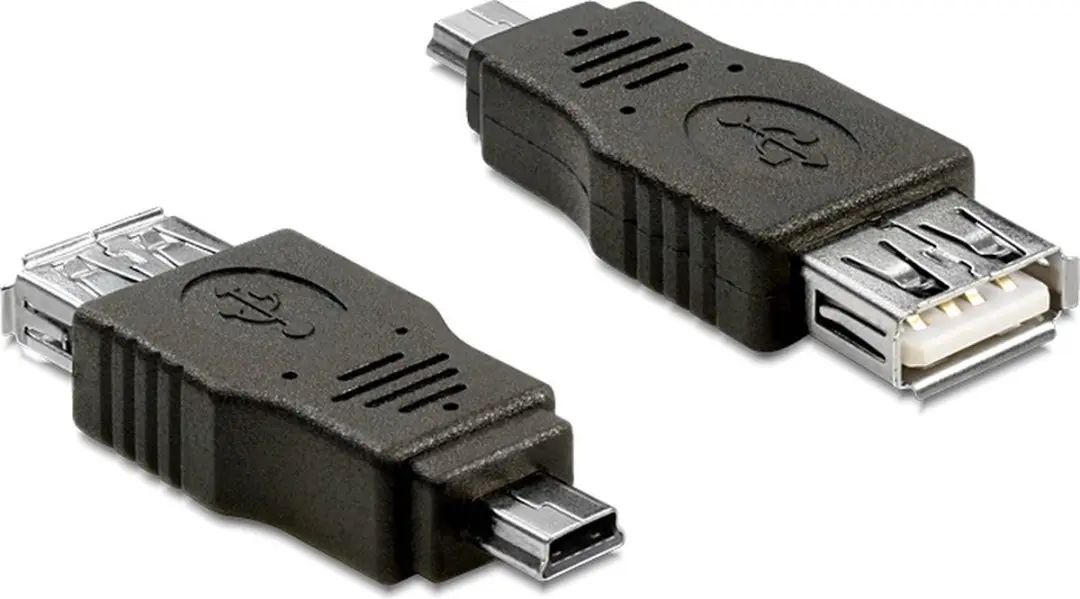 Delock USB2.0 Mini-B naar USB-A OTG Adapter