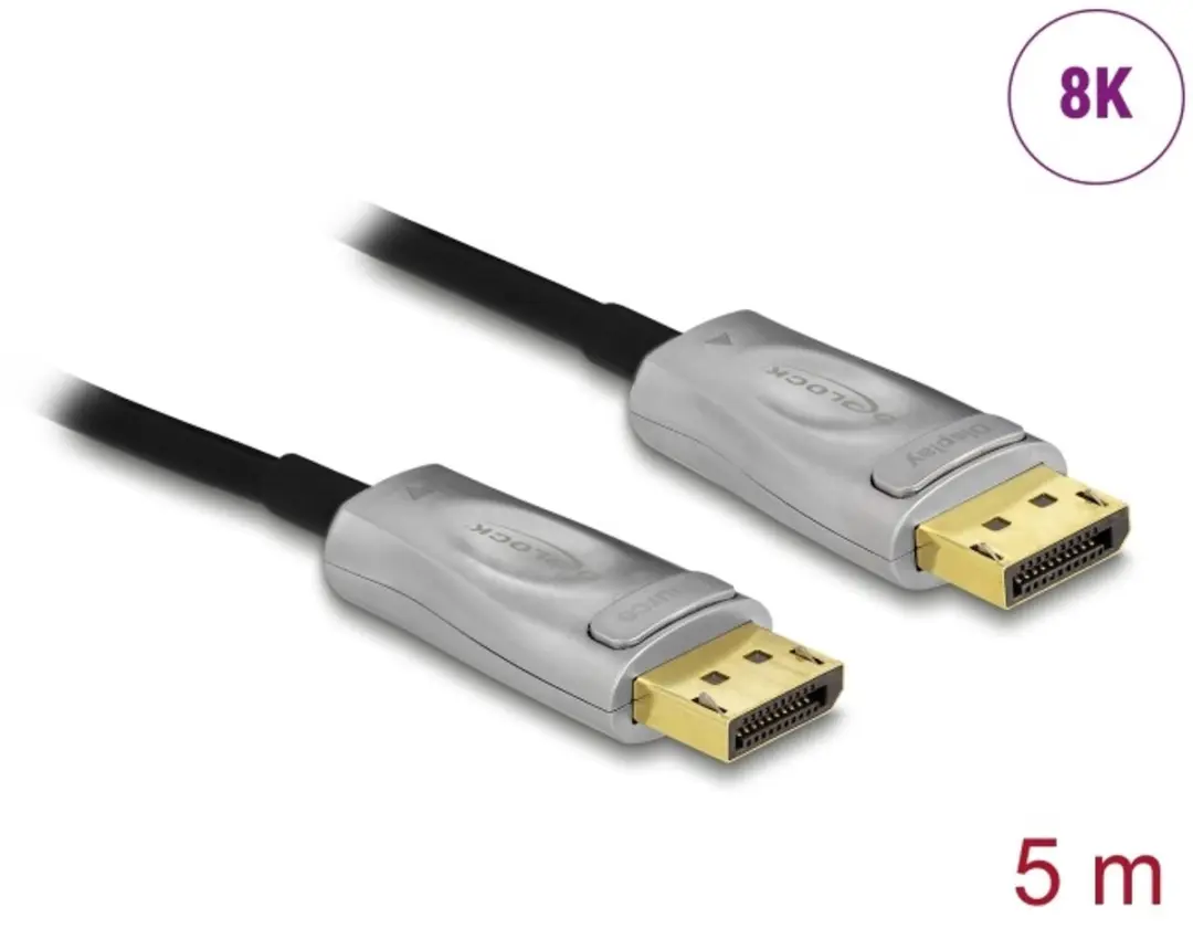 Delock DisplayPort 1.4 Actieve Kabel 8K 5m
