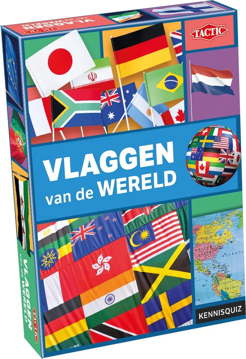Tactic Vlaggen van de Wereld Educatief Spel 200 Kaarten - MPN 02135
