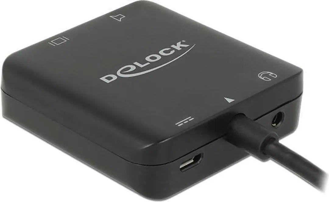 Delock HDMI naar Stereo/5.1 Audio Extractor 62784 - Zwart