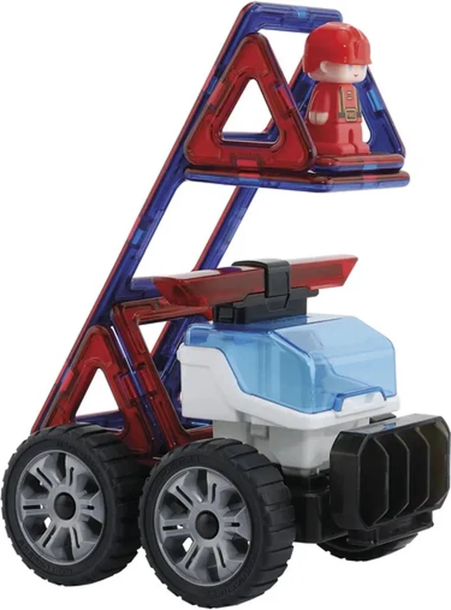 Magformers Amazing Police & Rescue Set- bouwset 26 stuks- magnetisch speelgoed- speelgoed 3,4,5,6,7 jaar jongens en meisjes– Montessori speelgoed- educatief speelgoed- constructie speelgoed