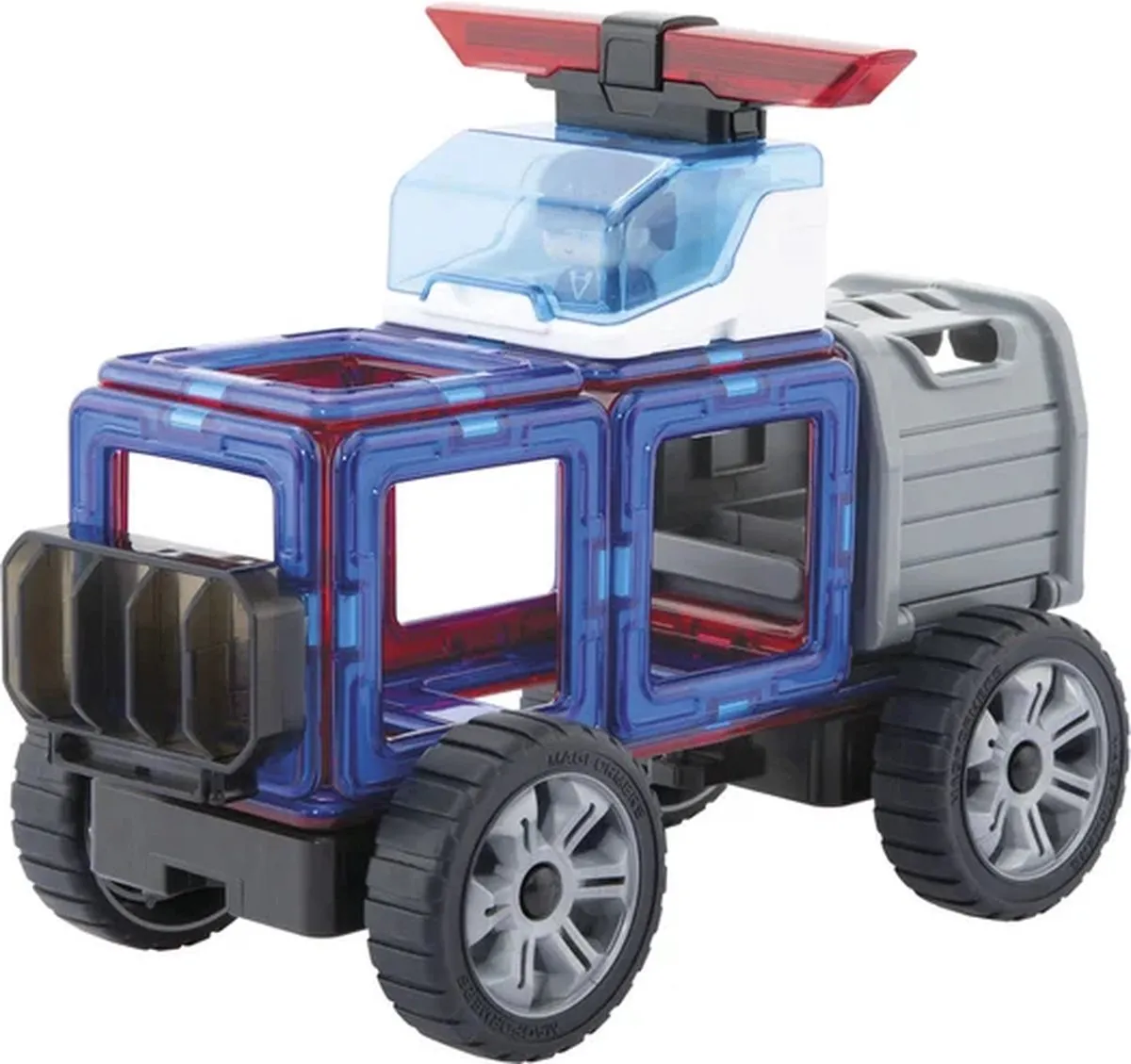 Magformers Amazing Police & Rescue Set- bouwset 26 stuks- magnetisch speelgoed- speelgoed 3,4,5,6,7 jaar jongens en meisjes– Montessori speelgoed- educatief speelgoed- constructie speelgoed