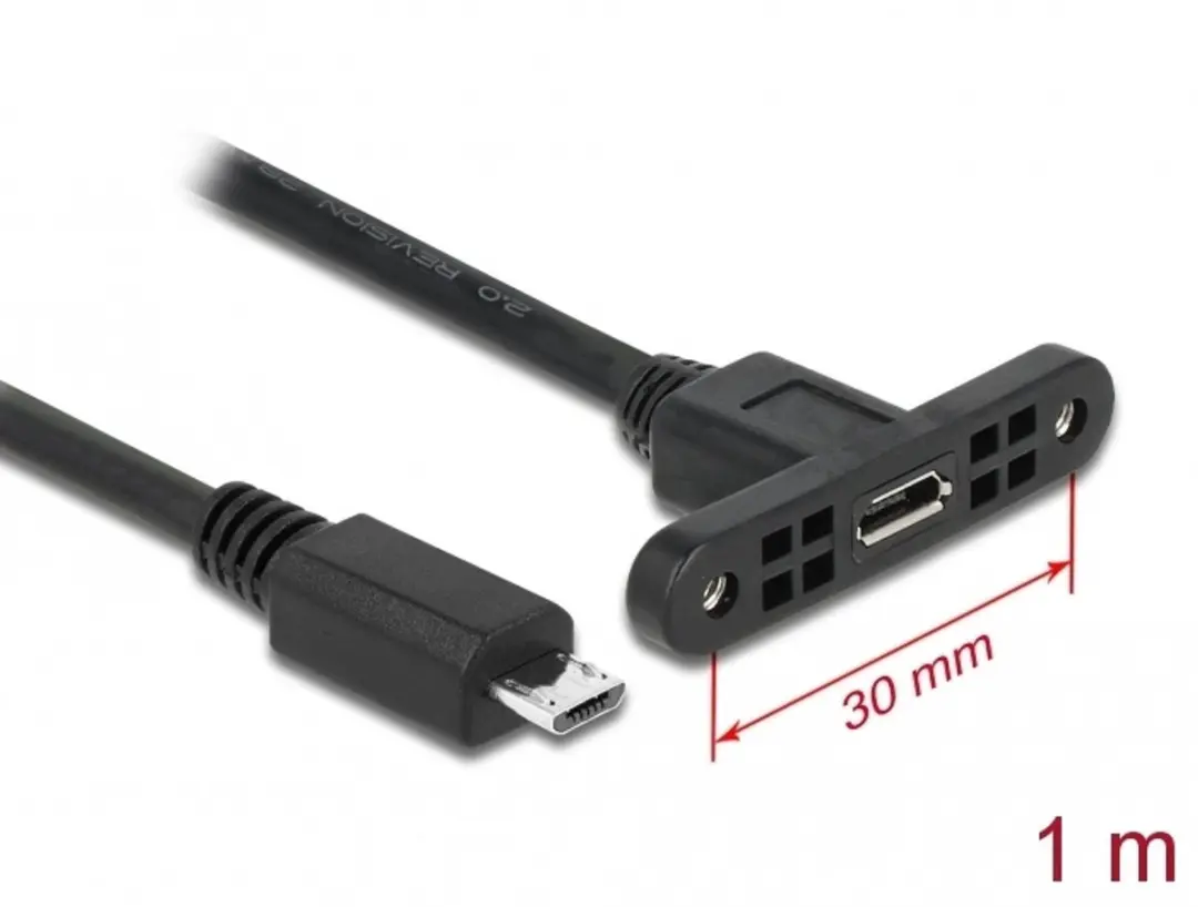 Delock USB 2.0 Micro-B Kabel 1m